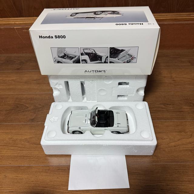 激レア 未展示品 オートアート1/18 ホンダS800 ホワイト < ホビー  激レア 未展示品 オートアート1/18 ホンダS800 ホワイト < ホビーの