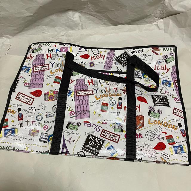 【ノーブランド扱い】 大容量 / ショッピングバッグ / エコバッグ 総柄 < 女性ファッション 【ノーブランド扱い】 大容量 / ショッピングバッグ / エコバッグ 総柄 < 女性ファッションの