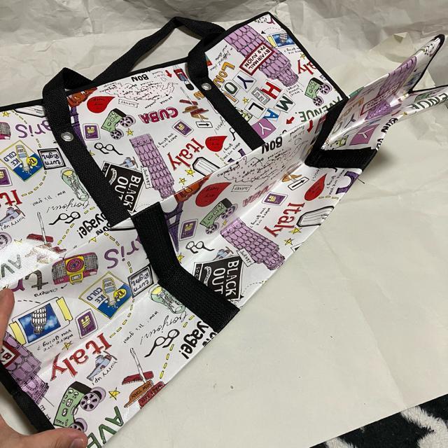 【ノーブランド扱い】 大容量 / ショッピングバッグ / エコバッグ 総柄 < 女性ファッション 【ノーブランド扱い】 大容量 / ショッピングバッグ / エコバッグ 総柄 < 女性ファッションの