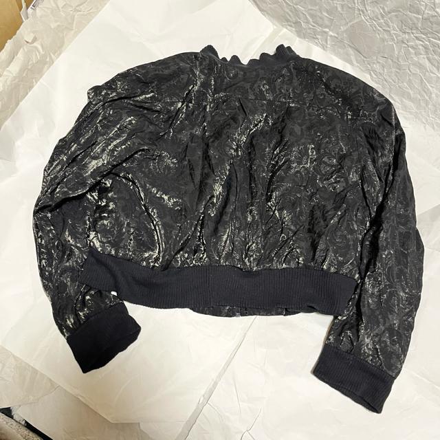 【ヴィンテージ】【ノーブランド扱い】【輸入】 ブルゾン・ジャンパー / 40 レトロ 黒 < 女性ファッション  【ヴィンテージ】【ノーブランド扱い】【輸入】 ブルゾン・ジャンパー / 40 レトロ 黒 < 女性ファッションの