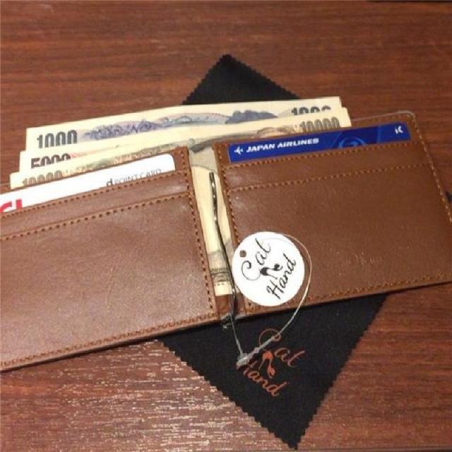 超薄型マネークリップ スリムレザー < 男性ファッション 超薄型マネークリップ スリムレザー < 男性ファッションの