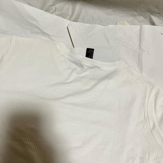 FOREVER 21���T�C�h�X���b�g ����T�V���c �������g�b�v�X �z���C�g S �� �u�����h�� 