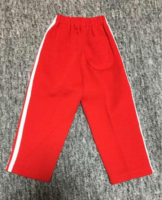 子供服 2本ライン 赤い長ズボン 36ヶ月 < キッズ/ベビー  子供服 2本ライン 赤い長ズボン 36ヶ月 < キッズ/ベビーの