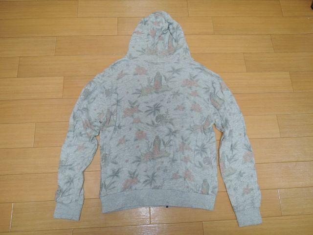 クライミーCRIMIEスウェットジップパーカーS灰マリア花総柄 < ブランド  クライミーCRIMIEスウェットジップパーカーS灰マリア花総柄 < ブランドの