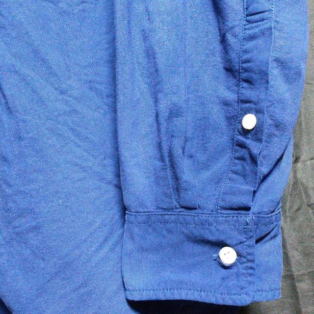 ユニクロ オックスフォードシャツ サイズL カラーBLUE < 男性ファッション  ユニクロ オックスフォードシャツ サイズL カラーBLUE < 男性ファッションの