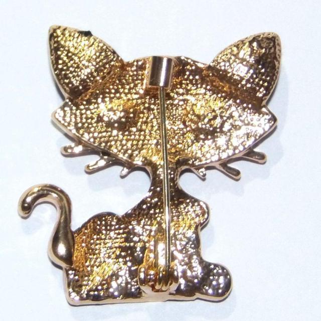 黒猫 クロネコ ねこ 緑色 ラインストーン ブローチ ピンバッジ ラペルピン < 女性アクセサリー/時計 黒猫 クロネコ ねこ 緑色 ラインストーン ブローチ ピンバッジ ラペルピン < 女性アクセサリー/時計の