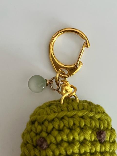 ハンドメイド♪  手編み抹茶アイスキーホルダー < 女性ファッション  ハンドメイド♪  手編み抹茶アイスキーホルダー < 女性ファッションの