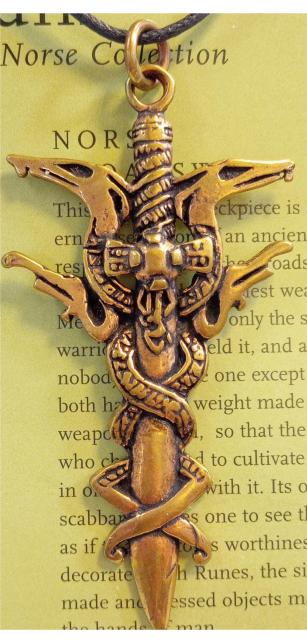 AzureGreen:ODIN NORSE BROADSWORD pendant   ANZT[/v 
