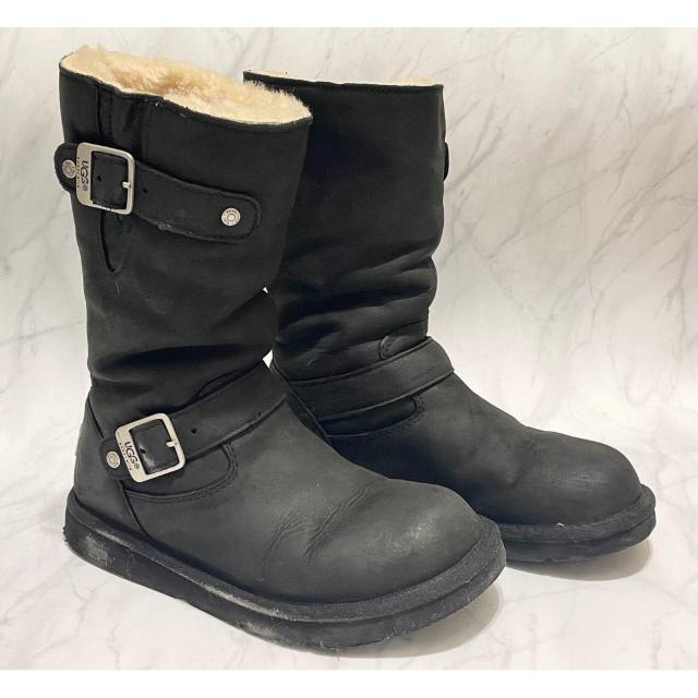 アグUGG ムートン エンジニアブーツ 黒#5 < ブランド  アグUGG ムートン エンジニアブーツ 黒#5  < ブランドの