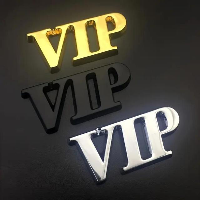 超お買い得490円★VIPロゴカーステッカー装飾カーステッカーカバースクラッチカーエクステリア装飾 ゴールド < 男性ファッション  超お買い得490円★VIPロゴカーステッカー装飾カーステッカーカバースクラッチカーエクステリア装飾 ゴールド < 男性ファッションの