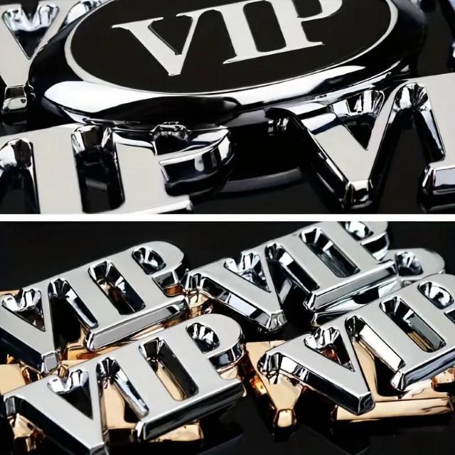 超お買い得490円★VIPロゴカーステッカー装飾カーステッカーカバースクラッチカーエクステリア装飾 ゴールド < 男性ファッション  超お買い得490円★VIPロゴカーステッカー装飾カーステッカーカバースクラッチカーエクステリア装飾 ゴールド < 男性ファッションの