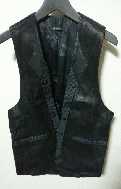 14th addiction レザー切り替えベスト < ブランド  14th addiction レザー切り替えベスト  < ブランドの