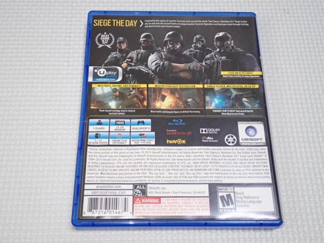 PS4TOM CLANCY'S RAINBOW SIX SIEGE CO kĔ  Q[{/\tg 