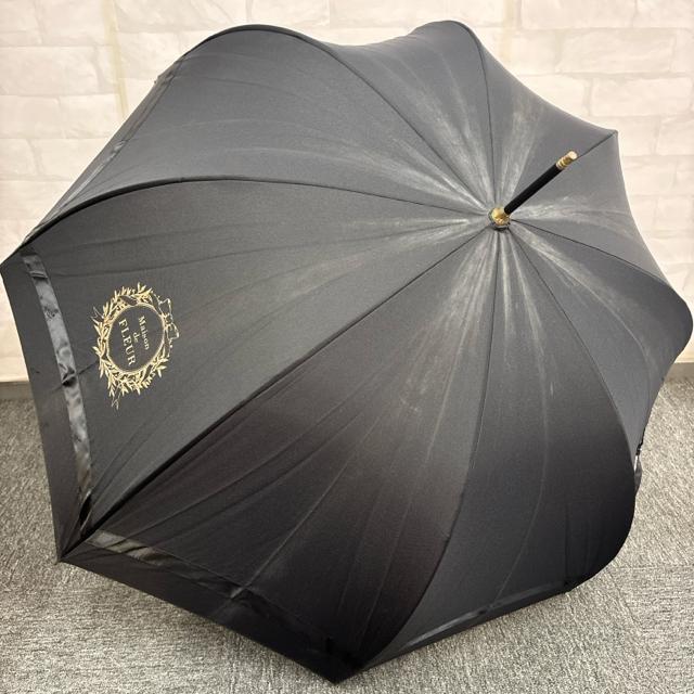 即決 Maison de FLEUR 長傘 ブラック < 女性ファッション 即決 Maison de FLEUR 長傘 ブラック < 女性ファッションの