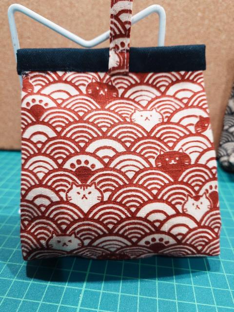 ハンドメイド 和柄猫ポーチ@ < 女性ファッション  ハンドメイド 和柄猫ポーチ@ < 女性ファッションの