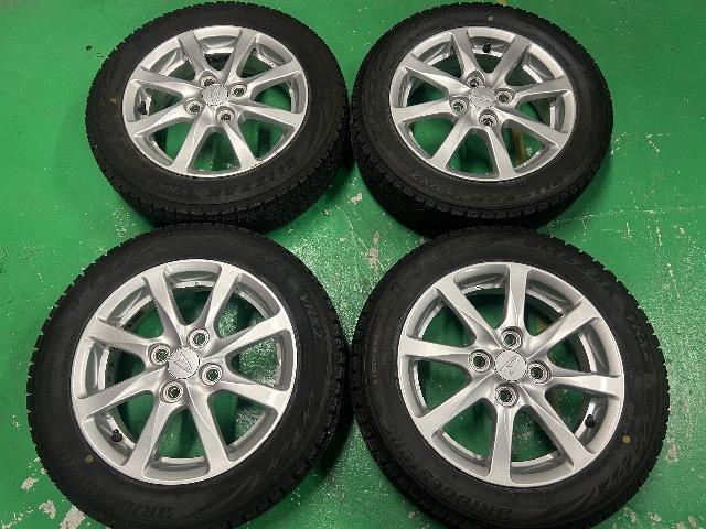 0092433)国産中古スタッドレスタイヤBSブリヂストンブリザックVRX4本ダイハツ純正14インチAW155/65R14送料無料 < 自動車/バイク 0092433)国産中古スタッドレスタイヤBSブリヂストンブリザックVRX4本ダイハツ純正14インチAW155/65R14送料無料 < 自動車/バイク
