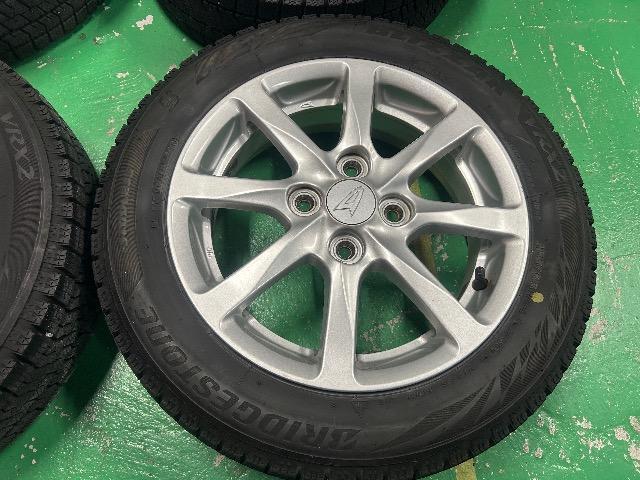0092433)国産中古スタッドレスタイヤBSブリヂストンブリザックVRX4本ダイハツ純正14インチAW155/65R14送料無料 < 自動車/バイク 0092433)国産中古スタッドレスタイヤBSブリヂストンブリザックVRX4本ダイハツ純正14インチAW155/65R14送料無料 < 自動車/バイク