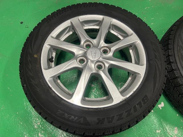 0092433)国産中古スタッドレスタイヤBSブリヂストンブリザックVRX4本ダイハツ純正14インチAW155/65R14送料無料 < 自動車/バイク 0092433)国産中古スタッドレスタイヤBSブリヂストンブリザックVRX4本ダイハツ純正14インチAW155/65R14送料無料 < 自動車/バイク