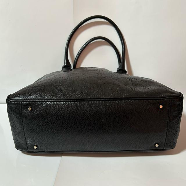 美品 kate spade ケイトスペード ハンドバッグ ブラック レザー パンチング レディース < ブランド 美品 kate spade ケイトスペード ハンドバッグ ブラック レザー パンチング レディース < ブランドの