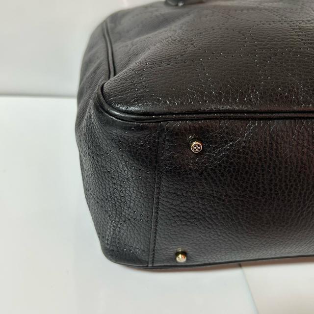美品 kate spade ケイトスペード ハンドバッグ ブラック レザー パンチング レディース < ブランド 美品 kate spade ケイトスペード ハンドバッグ ブラック レザー パンチング レディース < ブランドの