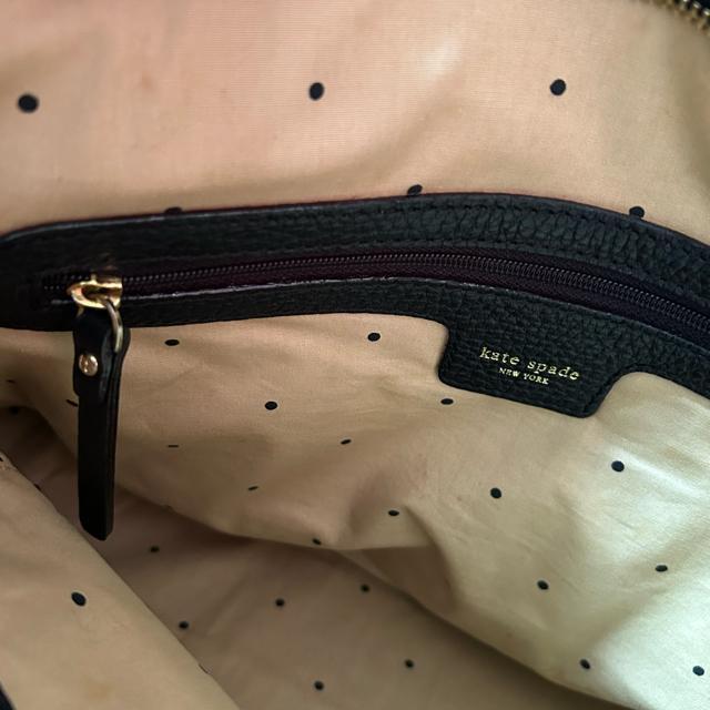 美品 kate spade ケイトスペード ハンドバッグ ブラック レザー パンチング レディース < ブランド 美品 kate spade ケイトスペード ハンドバッグ ブラック レザー パンチング レディース < ブランドの