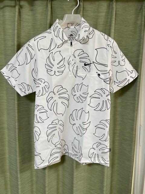 NIKE �i�C�L�@DRI-FIT �n�[�t�W�b�v�����V���c �v���I�[�o�[  �S���t�E�F�A �����V���c�@�z���C�g�@���@�T�C�YM  �� �u�����h�� 