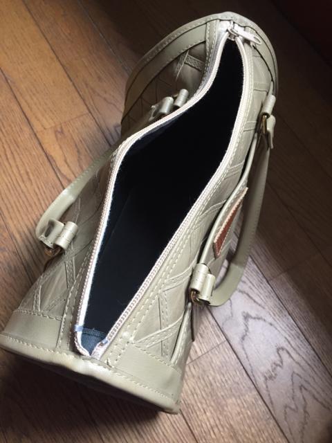 オリーブ色 バイアスチェック ミニボストンバック 柔らかレザー < 女性ファッション  オリーブ色 バイアスチェック ミニボストンバック 柔らかレザー < 女性ファッションの