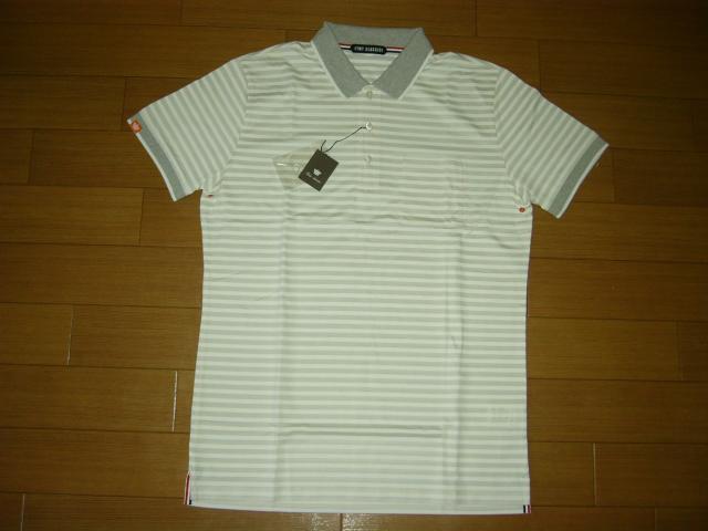 新品 TMT CLASSIC ボーダー ポロシャツ L 灰白 ティーエムティー < ブランド  新品 TMT CLASSIC ボーダー ポロシャツ L 灰白 ティーエムティー  < ブランドの