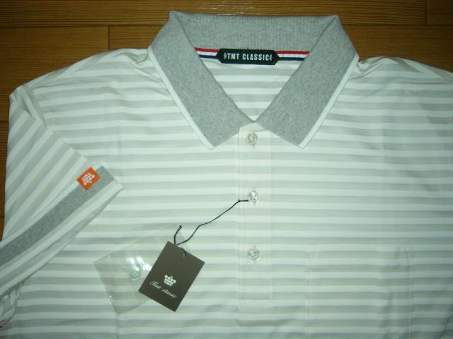 新品 TMT CLASSIC ボーダー ポロシャツ L 灰白 ティーエムティー < ブランド  新品 TMT CLASSIC ボーダー ポロシャツ L 灰白 ティーエムティー < ブランドの