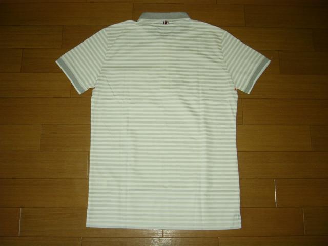 新品 TMT CLASSIC ボーダー ポロシャツ L 灰白 ティーエムティー < ブランド  新品 TMT CLASSIC ボーダー ポロシャツ L 灰白 ティーエムティー < ブランドの