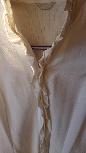 1度使用 Lサイズ ビジネス、フォーマル向け 白地シャツ < 女性ファッション 1度使用 Lサイズ ビジネス、フォーマル向け 白地シャツ < 女性ファッションの