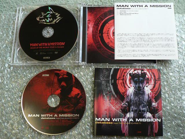 MAN WITH A MISSION【database  feat.TAKUMA(10-FEET)】初回盤(CD+DVD)他に出品 < タレントグッズ  MAN WITH A MISSION【database  feat.TAKUMA(10-FEET)】初回盤(CD+DVD)他に出品 < タレントグッズの