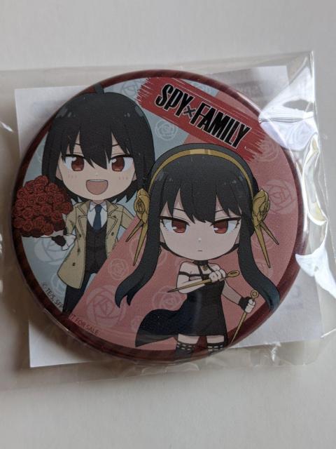 SPY×FAMILY ハンカチタオル おまけ(缶バッチ) アーニャ ヨル ユーリ < アニメ/コミック/キャラクター  SPY×FAMILY ハンカチタオル おまけ(缶バッチ) アーニャ ヨル ユーリ < アニメ/コミック/キャラクターの