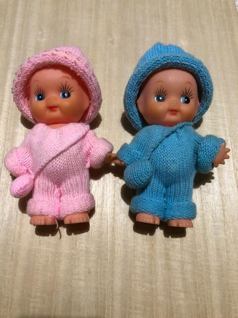 キュピナドール 音が鳴る キューピー人形 昭和レトロ お洋服帽子付 ソフビ 2体 < おもちゃ  キュピナドール 音が鳴る キューピー人形 昭和レトロ お洋服帽子付 ソフビ 2体  < おもちゃの