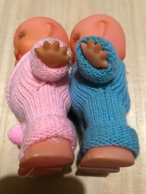 キュピナドール 音が鳴る キューピー人形 昭和レトロ お洋服帽子付 ソフビ 2体 < おもちゃ  キュピナドール 音が鳴る キューピー人形 昭和レトロ お洋服帽子付 ソフビ 2体 < おもちゃの