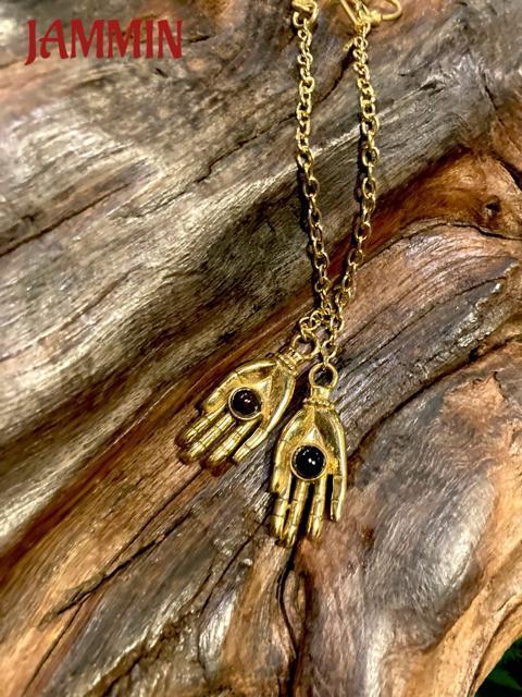 ストーンピアス 仏陀の手 手 アメジスト アジアン エスニック 個性派 < 女性アクセサリー/時計  ストーンピアス 仏陀の手 手 アメジスト アジアン エスニック 個性派  < 女性アクセサリー/時計の