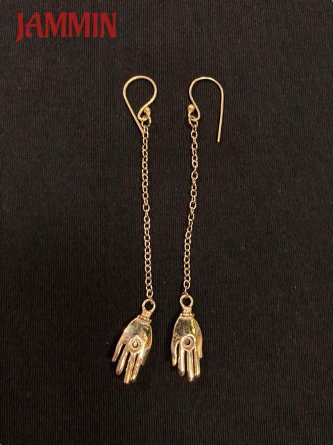 ストーンピアス 仏陀の手 手 アメジスト アジアン エスニック 個性派 < 女性アクセサリー/時計  ストーンピアス 仏陀の手 手 アメジスト アジアン エスニック 個性派 < 女性アクセサリー/時計の