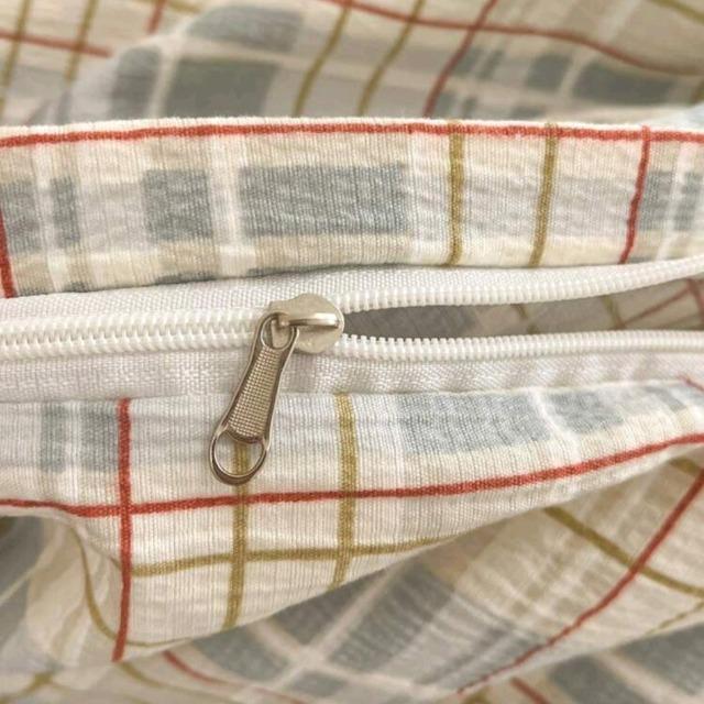 ☆シングル布団カバー☆4点セット ホワイトチェック柄 < インテリア/ライフ ☆シングル布団カバー☆4点セット ホワイトチェック柄 < インテリア/ライフの