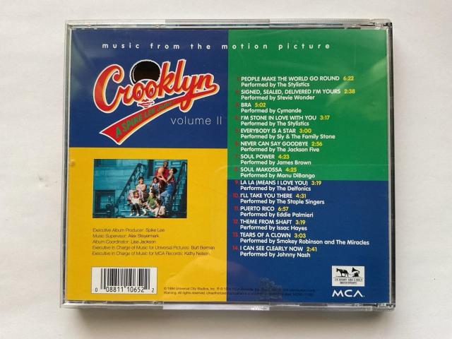 Crooklyn A Spike Lee Joint Volume II �T�E���h�g���b�N CD �X�p�C�N�E���[ �� CD/DVD/�r�f�I�� 