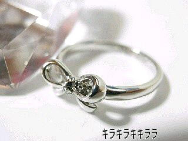 《New》Love★ナチュラル★メタル1石*リボンリング/指輪L号 < 女性アクセサリー/時計  《New》Love★ナチュラル★メタル1石*リボンリング/指輪L号 < 女性アクセサリー/時計の