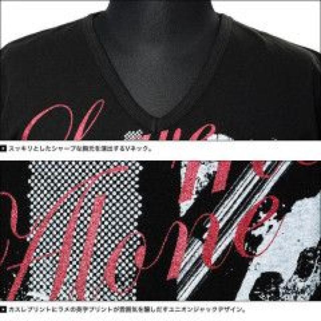 【JILL BLAZE/ジルブレイズ】お兄.ロック.オラオラ系♪ユニオンジャックVネックTシャツ ホワイト < 男性ファッション 【JILL BLAZE/ジルブレイズ】お兄.ロック.オラオラ系♪ユニオンジャックVネックTシャツ ホワイト < 男性ファッションの