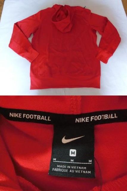 USA購入 【NIKE FOOTBALL】 【THERMA】 パーカーUS M 赤 < 男性ファッション  USA購入 【NIKE FOOTBALL】 【THERMA】 パーカーUS M 赤 < 男性ファッションの