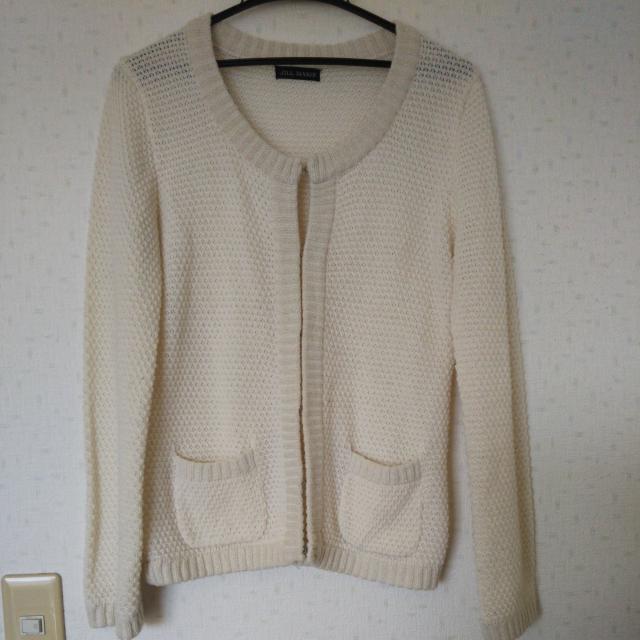 カーディガン◇白オフホワイト  M◇中古 < 女性ファッション  カーディガン◇白オフホワイト  M◇中古 < 女性ファッションの