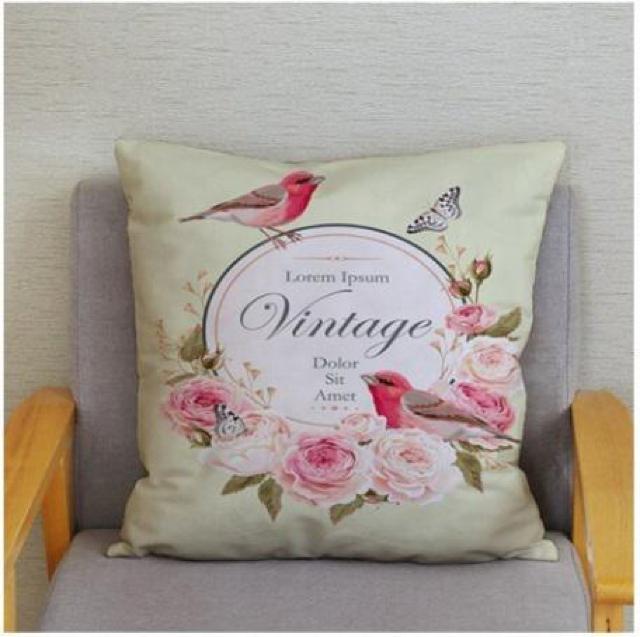 新品 薔薇 花 鳥 インコ クッションカバー < インテリア/ライフ  新品 薔薇 花 鳥 インコ クッションカバー  < インテリア/ライフの