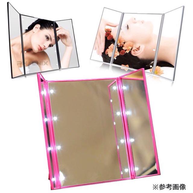 送料込#新品#卓上ミラー LED 鏡 スタンドミラー 化粧鏡  三面鏡 < ヘルス/ビューティー  送料込#新品#卓上ミラー LED 鏡 スタンドミラー 化粧鏡  三面鏡 < ヘルス/ビューティーの
