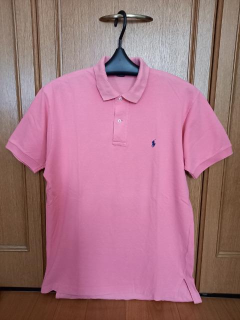 激安90%オフ、RALPH LAUREN、半袖ポロシャツ(ピンク、メンズL) < 男性ファッション  激安90%オフ、RALPH LAUREN、半袖ポロシャツ(ピンク、メンズL)  < 男性ファッションの