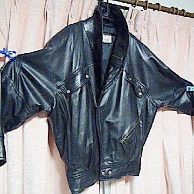 TOUREMOの羊の皮ジャン ライダー仕様 ブラック(L) !。 < 男性ファッション  TOUREMOの羊の皮ジャン ライダー仕様 ブラック(L) !。 < 男性ファッションの