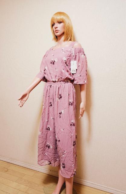 新品タグ付☆T・K☆綺麗な小花柄しふぉんのオールインわんぴW164☆3点で即落 < 女性ファッション  新品タグ付☆T・K☆綺麗な小花柄しふぉんのオールインわんぴW164☆3点で即落  < 女性ファッションの