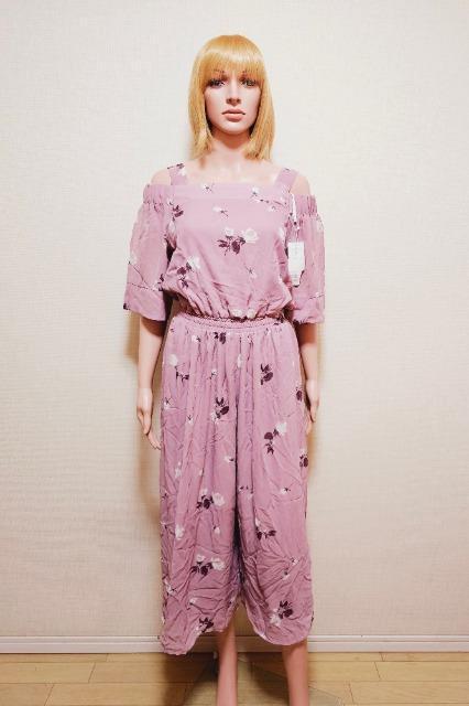 新品タグ付☆T・K☆綺麗な小花柄しふぉんのオールインわんぴW164☆3点で即落 < 女性ファッション  新品タグ付☆T・K☆綺麗な小花柄しふぉんのオールインわんぴW164☆3点で即落 < 女性ファッションの
