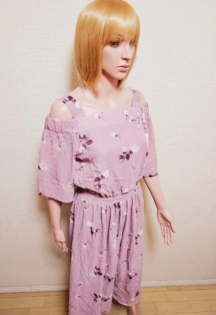 新品タグ付☆T・K☆綺麗な小花柄しふぉんのオールインわんぴW164☆3点で即落 < 女性ファッション  新品タグ付☆T・K☆綺麗な小花柄しふぉんのオールインわんぴW164☆3点で即落 < 女性ファッションの